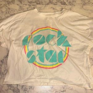 “Rock Star” boutique cropped tee!